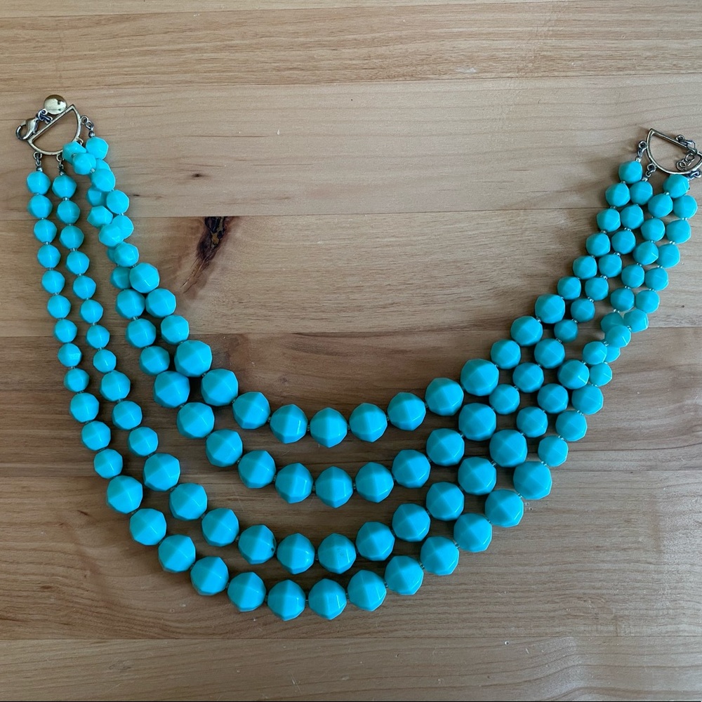 J.Crew teal necklace
